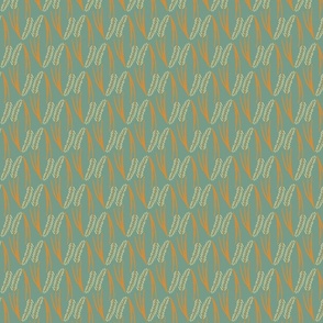 Swirling Rice Motif [pale green] small