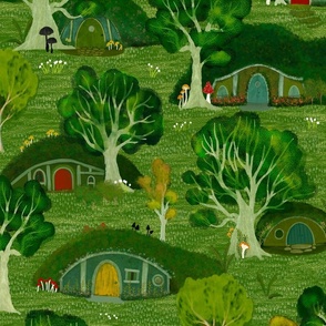 Hobbit Town - green (large)