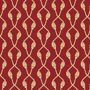 Crosshatch of Acorns [red] medium