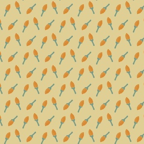 Scattered Acorns [beige] small