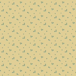Scattered Nut Harmony [blue on beige] small