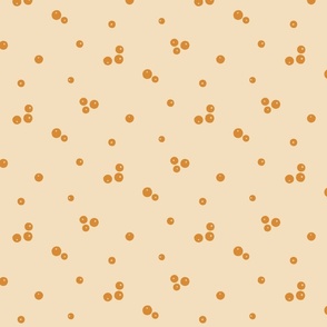 Scattered Nut Harmony [orange on ivory] medium