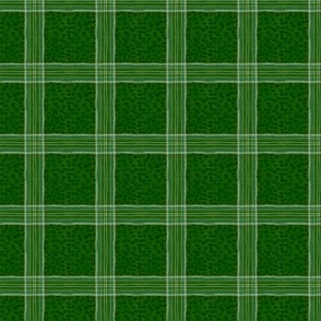 Spotty Check - dark green (medium)