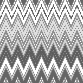 geometric pattern gray zigzag