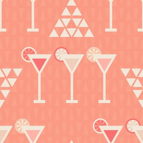 Fuzz-Peach-cocktail-glasses-with-triangles-XL-jumbo