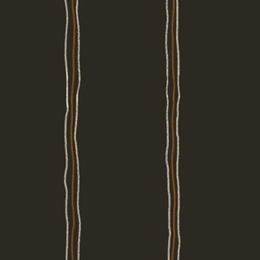 Wobbly Line - Black (Large Scale)
