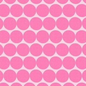Companion pattern. Pink small polka dots on a pink background 