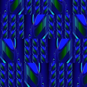 Cobalt Blue Repeat Pattern 