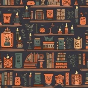 Witchy Bookshelf