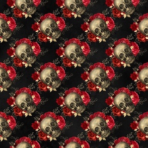 Gothic Skulls and Roses