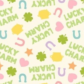Lucky Charm - Fun St. Patrick's Day - cream - LAD24