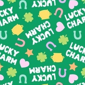 Lucky Charm - Fun St. Patrick's Day - green  - LAD24