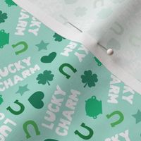 (small scale) Lucky Charm - Fun St. Patrick's Day - mint - LAD24