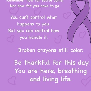 Cancer Inspirational Thoughts