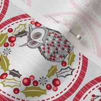 Christmas wreath tags (decorations / coasters)