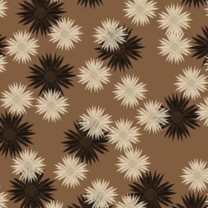 Spike Flowers - Blender - Jute Brown - 815e40