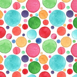Watercolor Colorful Circles 2