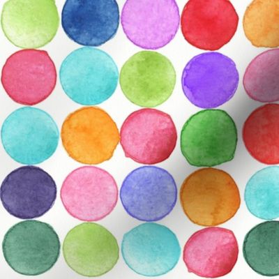 Watercolor Colorful Circles 7