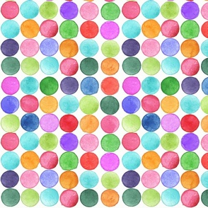 Watercolor Colorful Circles 7