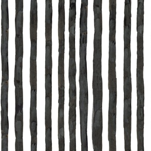 Large black and white watercolor stripes