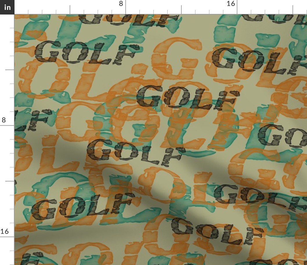 Golf - Word Art - Blender