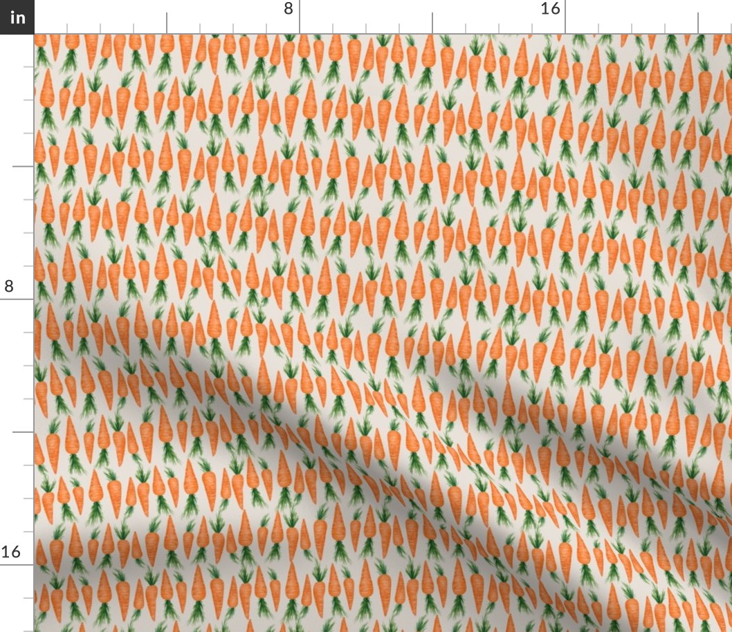 Little Carrots in a line - BEIGE