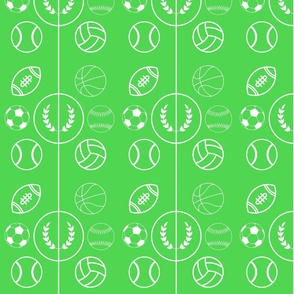 Simple Sports field and symbols.