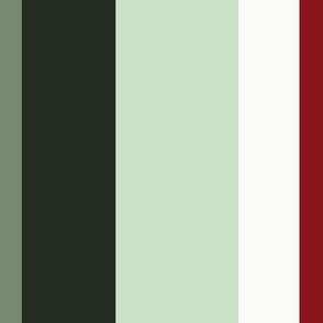 Red Green White Stripe (Large Scale)