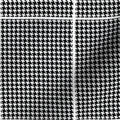 Black White Houndstooth  