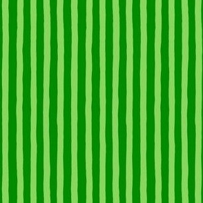 Green dark green hand painted stripes