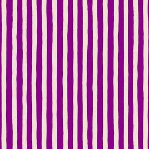 Purple light beige hand painted stripes