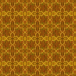 Yellow Octagonal Pattern