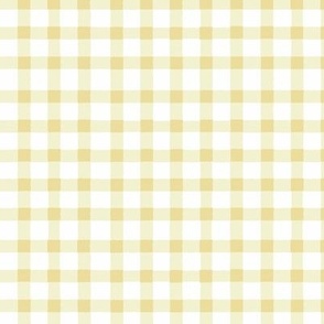 Playful Gingham Easter in yellow and white