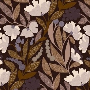 Dark Floral Pattern