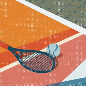 Retro sportive tennis - L