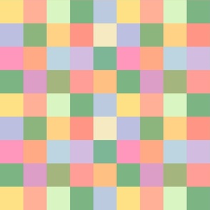 Cheerful checkers color