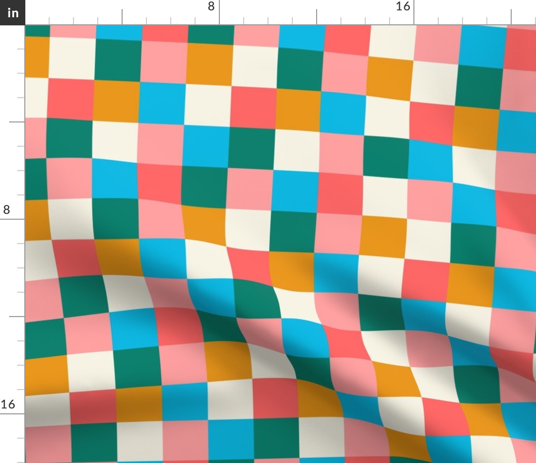 Tile Mid Century Colour Blocks