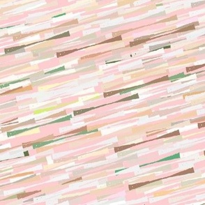 Abstract pink green and brown lines