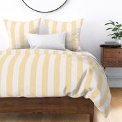 Cabana Stripe, (xlarge) pastel yellow and almost white