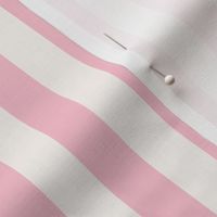 Cabana Stripe, (medium) candy pink and almost white