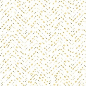 Gold Dot Chevron / Herringbone