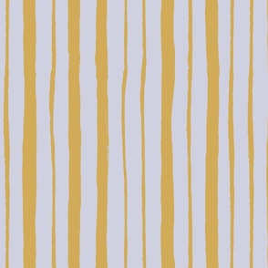 Large Stripes Blender Print for Fancy Pet Collars in Mustard Yellow and Lilac Violet