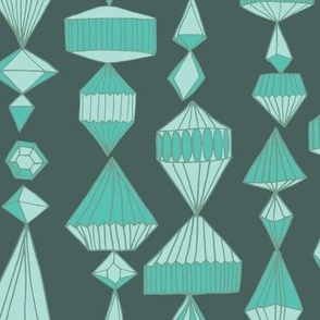 Paper Ornament Turquoise