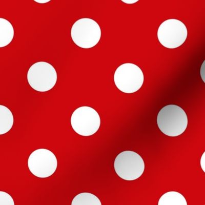 Bigger Classic Mouse Dots in Red