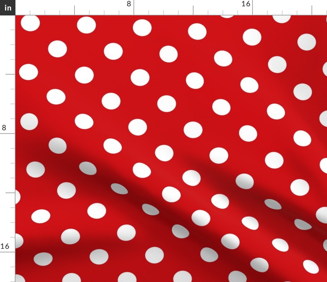 Bigger Classic Mouse Dots in Red