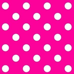 Smaller Classic Mouse Dots in Super Pink