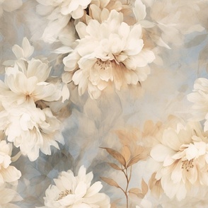 Casa de V. Vintage Flowers Neutrals #06