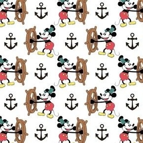 Smaller Steamboat Willie Nautical Mouse
