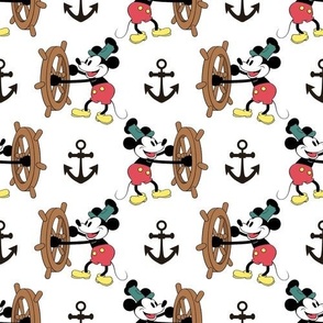 Bigger Steamboat Willie Nautical Mouse