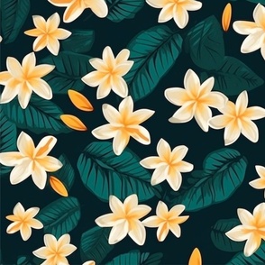 Flourishing Plumeria